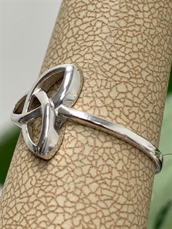 *Кольцо р.16,5 Триглав цв Белое арт. 1000434-191 (вес 1,36 г) - фото 133323 *Кольцо р.16,5 Триглав цв Белое арт. 1000434-191 (вес 1,36 г) - фото 133323