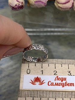 *Кольцо р.20 Триглав цв Белое арт. 1000058-831 (вес 2,82 г) - фото 133370 *Кольцо р.20 Триглав цв Белое арт. 1000058-831 (вес 2,82 г) - фото 133370