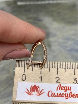 *Серьги цв Красное 10-03-0000-24146-480 Вес 2,45 г - фото 133469 *Серьги цв Красное 10-03-0000-24146-480 Вес 2,45 г - фото 133469