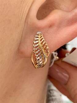 *Серьги цв Красное 10-03-0000-24146-480 Вес 2,45 г - фото 133472 *Серьги цв Красное 10-03-0000-24146-480 Вес 2,45 г - фото 133472