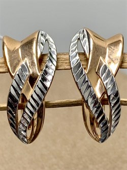 *Серьги цв Красное 10-03-0000-26388-938 Вес 2,91 г - фото 133521