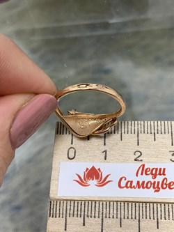 *Кольцо р.18  Белый Фианит цв Красное 20-02-0001-26379-528 Вес 2,44 г - фото 133616 *Кольцо р.18  Белый Фианит цв Красное 20-02-0001-26379-528 Вес 2,44 г - фото 133616