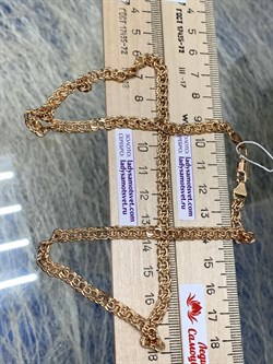 *Цепь р.50 Бисмарк Облегчённая цв Красное 31-01-0080-37654-434 Вес 11,09 г - фото 133660 *Цепь р.50 Бисмарк Облегчённая цв Красное 31-01-0080-37654-434 Вес 11,09 г - фото 133660