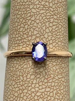 *Кольцо р.17,5 Танзанит Африка цв Красное арт. К1299Ю-108-615 вес 0,93 г - фото 133790