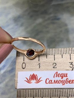 *Кольцо р.18,5 Гранат цв Красное арт. 1410500-174 вес 1,9 г - фото 133940 *Кольцо р.18,5 Гранат цв Красное арт. 1410500-174 вес 1,9 г - фото 133940