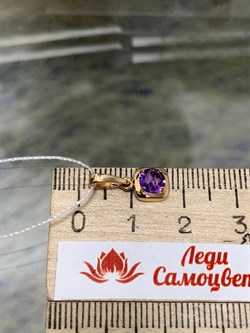 *Подвеска Аметист цв Красное арт. 3310419-361 вес 0,68 г - фото 134164 *Подвеска Аметист цв Красное арт. 3310419-361 вес 0,68 г - фото 134164