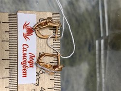 *Серьги Белый Фианит цв Красное 10-02-0001-26378-732 Вес 3,73 г - фото 134268 *Серьги Белый Фианит цв Красное 10-02-0001-26378-732 Вес 3,73 г - фото 134268