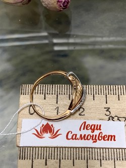 *Кольцо р.17,5 Белый Фианит цв Красное 20-02-0001-26381-998 Вес 2,22 г - фото 134276 *Кольцо р.17,5 Белый Фианит цв Красное 20-02-0001-26381-998 Вес 2,22 г - фото 134276