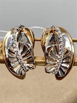 *Серьги Белый Фианит цв Красное 10-02-0001-26376-288 Вес 3,89 г - фото 134415 *Серьги Белый Фианит цв Красное 10-02-0001-26376-288 Вес 3,89 г - фото 134415