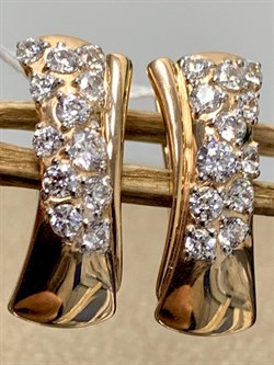 *Серьги Белый Фианит цв Красное 10-02-000S-26230-412 Вес 2,7 г - фото 134436 *Серьги Белый Фианит цв Красное 10-02-000S-26230-412 Вес 2,7 г - фото 134436