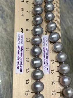 *Ожерелье р.50 Серебристый Жемчуг д.11-11,5 цв Красное арт. 851105730002.050-151 - фото 134575 *Ожерелье р.50 Серебристый Жемчуг д.11-11,5 цв Красное арт. 851105730002.050-151 - фото 134575