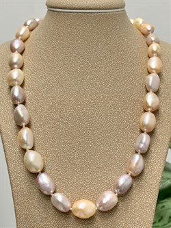 *Ожерелье р.55 Розовый Жемчуг Микс д.7,5-10 цв Красное арт. 851004380002.055-649 - фото 134598 *Ожерелье р.55 Розовый Жемчуг Микс д.7,5-10 цв Красное арт. 851004380002.055-649 - фото 134598