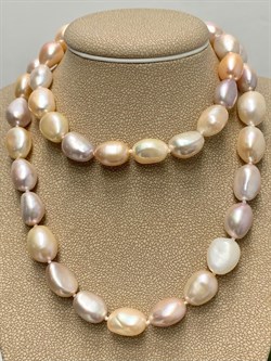 *Ожерелье р.55 Розовый Жемчуг Микс д.7,5-10 цв Красное арт. 851004380002.055-649 - фото 134599 *Ожерелье р.55 Розовый Жемчуг Микс д.7,5-10 цв Красное арт. 851004380002.055-649 - фото 134599