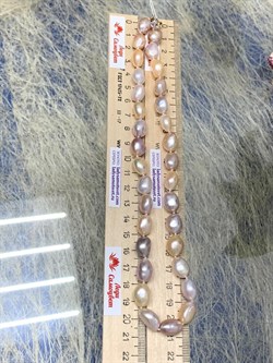 *Ожерелье р.45 Розовый Жемчуг Барокко д.7,5-10 цв Красное арт. 851004380002.045-571 - фото 134603 *Ожерелье р.45 Розовый Жемчуг Барокко д.7,5-10 цв Красное арт. 851004380002.045-571 - фото 134603