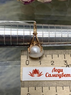 *Кольцо р.18,5  Белый Жемчуг д.12-12,5 цв Красное арт. 1.0844.9.b-682 Вес 4,65 г - фото 134643 *Кольцо р.18,5  Белый Жемчуг д.12-12,5 цв Красное арт. 1.0844.9.b-682 Вес 4,65 г - фото 134643