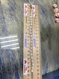 *Браслет р.18 Белый Жемчуг д.8-8,5 цв Красное арт. 550800480032.180-488 - фото 134686 *Браслет р.18 Белый Жемчуг д.8-8,5 цв Красное арт. 550800480032.180-488 - фото 134686