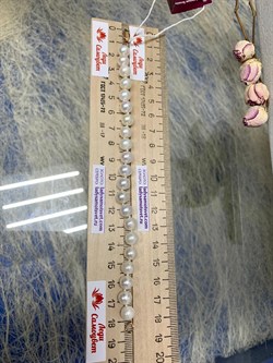 *Браслет р.17 Белый Жемчуг д.8-8,5 цв Красное арт. 550800430002.170-297 - фото 134693 *Браслет р.17 Белый Жемчуг д.8-8,5 цв Красное арт. 550800430002.170-297 - фото 134693