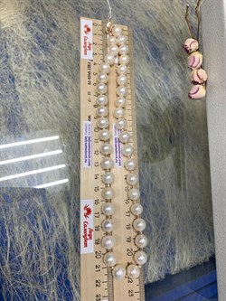 *Ожерелье р.45 Белый Жемчуг д.9,5-10,5 цв Красное арт. 851000480259.045-256 - фото 134701 *Ожерелье р.45 Белый Жемчуг д.9,5-10,5 цв Красное арт. 851000480259.045-256 - фото 134701