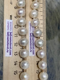 *Ожерелье р.45 Белый Жемчуг д.9,5-10,5 цв Красное арт. 851000480259.045-256 - фото 134702 *Ожерелье р.45 Белый Жемчуг д.9,5-10,5 цв Красное арт. 851000480259.045-256 - фото 134702