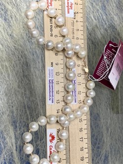 *Ожерелье р.45 Белый Жемчуг д.9,5-10,5 цв Красное арт. 851000480259.045-256 - фото 134703 *Ожерелье р.45 Белый Жемчуг д.9,5-10,5 цв Красное арт. 851000480259.045-256 - фото 134703