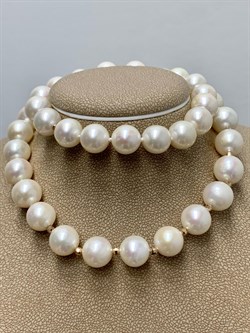 *Ожерелье р.45 Белый Жемчуг д.9,5-10,5 цв Красное арт. 851000480259.045-256 - фото 134708 *Ожерелье р.45 Белый Жемчуг д.9,5-10,5 цв Красное арт. 851000480259.045-256 - фото 134708