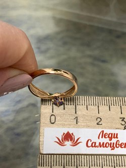 *Кольцо р.17,5 Танзанит цв Красное арт. 1-107-254-31-941 вес 2,03 г - фото 134839 *Кольцо р.17,5 Танзанит цв Красное арт. 1-107-254-31-941 вес 2,03 г - фото 134839