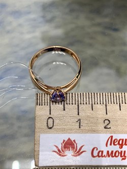 *Кольцо р.17,5 Танзанит цв Красное арт. 1-107-254-31-941 вес 2,03 г - фото 134840 *Кольцо р.17,5 Танзанит цв Красное арт. 1-107-254-31-941 вес 2,03 г - фото 134840