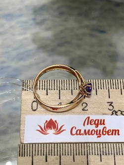 *Кольцо р.17,5 Танзанит цв Красное арт. 1-107-254-31-941 вес 2,03 г - фото 134841 *Кольцо р.17,5 Танзанит цв Красное арт. 1-107-254-31-941 вес 2,03 г - фото 134841