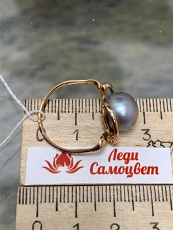 *Кольцо р.18,5 Серебристый Жемчуг д.10,5-11 цв Красное арт. 1.0847.0.b-784 Вес 3,79 г - фото 135014 *Кольцо р.18,5 Серебристый Жемчуг д.10,5-11 цв Красное арт. 1.0847.0.b-784 Вес 3,79 г - фото 135014