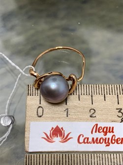 *Кольцо р.18,5 Серебристый Жемчуг д.10,5-11 цв Красное арт. 1.0847.0.b-784 Вес 3,79 г - фото 135015 *Кольцо р.18,5 Серебристый Жемчуг д.10,5-11 цв Красное арт. 1.0847.0.b-784 Вес 3,79 г - фото 135015