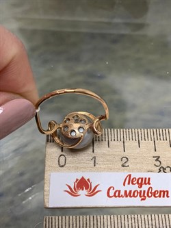 *Кольцо р.18,5 Серебристый Жемчуг д.10,5-11 цв Красное арт. 1.0847.0.b-784 Вес 3,79 г - фото 135016 *Кольцо р.18,5 Серебристый Жемчуг д.10,5-11 цв Красное арт. 1.0847.0.b-784 Вес 3,79 г - фото 135016