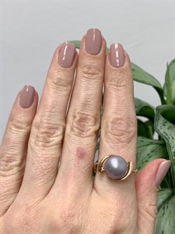 *Кольцо р.18,5 Серебристый Жемчуг д.10,5-11 цв Красное арт. 1.0847.0.b-784 Вес 3,79 г - фото 135017 *Кольцо р.18,5 Серебристый Жемчуг д.10,5-11 цв Красное арт. 1.0847.0.b-784 Вес 3,79 г - фото 135017