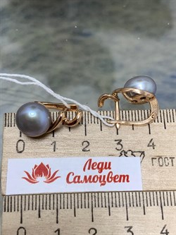 *Серьги Серебристый Жемчуг д.10,5-11 цв Красное арт. 2.0847.0.b-814 (Вес 5,98 г) - фото 135024 *Серьги Серебристый Жемчуг д.10,5-11 цв Красное арт. 2.0847.0.b-814 (Вес 5,98 г) - фото 135024