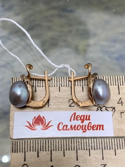 *Серьги Серебристый Жемчуг д.10,5-11 цв Красное арт. 2.0847.0.b-814 (Вес 5,98 г) - фото 135025 *Серьги Серебристый Жемчуг д.10,5-11 цв Красное арт. 2.0847.0.b-814 (Вес 5,98 г) - фото 135025