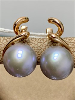 *Серьги Серебристый Жемчуг д.10,5-11 цв Красное арт. 2.0847.0.b-814 (Вес 5,98 г) - фото 135028 *Серьги Серебристый Жемчуг д.10,5-11 цв Красное арт. 2.0847.0.b-814 (Вес 5,98 г) - фото 135028