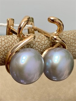 *Серьги Серебристый Жемчуг д.10,5-11 цв Красное арт. 2.0847.0.b-814 (Вес 5,98 г) - фото 135029 *Серьги Серебристый Жемчуг д.10,5-11 цв Красное арт. 2.0847.0.b-814 (Вес 5,98 г) - фото 135029