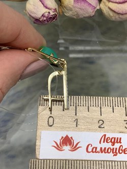 *Серьги Хризопраз цв Лимонное арт 2-308288-00-19-462 вес 7,32 г - фото 135905 *Серьги Хризопраз цв Лимонное арт 2-308288-00-19-462 вес 7,32 г - фото 135905