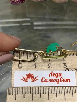 *Серьги Хризопраз цв Лимонное арт 2-308288-00-19-462 вес 7,32 г - фото 135906 *Серьги Хризопраз цв Лимонное арт 2-308288-00-19-462 вес 7,32 г - фото 135906