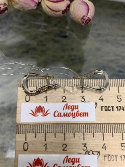 *Серьги Турмалин Микс арт. С1201Ю/Ag-607/6-811 вес 2,44 г - фото 136953 *Серьги Турмалин Микс арт. С1201Ю/Ag-607/6-811 вес 2,44 г - фото 136953