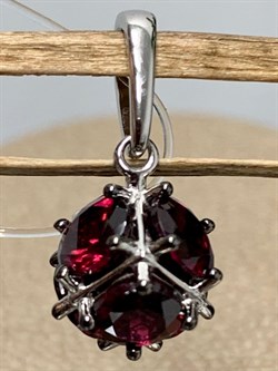 *Подвеска Родолит Мозамбик арт. П1025Ю/Ag-607/9-987 вес 1,88 г - фото 137124 *Подвеска Родолит Мозамбик арт. П1025Ю/Ag-607/9-987 вес 1,88 г - фото 137124