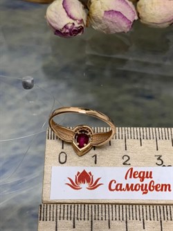 *Кольцо р.17,5 Рубиновый цв Красное арт. 01-01825-01-111-01-02-690, (вес 2,2 г) - фото 137210 *Кольцо р.17,5 Рубиновый цв Красное арт. 01-01825-01-111-01-02-690, (вес 2,2 г) - фото 137210