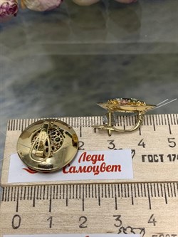 *Серьги Турмалин Микс цв Лимонное арт. С320-6092М30-196 вес 8 г - фото 138068