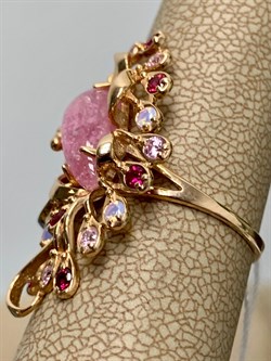 *Кольцо р.17,5 Жар-Птица Розовый Турмалин цв Красное арт. 1791427-821 вес 4,8 г - фото 138078 *Кольцо р.17,5 Жар-Птица Розовый Турмалин цв Красное арт. 1791427-821 вес 4,8 г - фото 138078