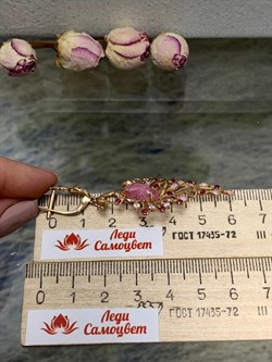 *Серьги Жар-Птица Розовый Турмалин цв Красное арт. 2791427-822 вес 12,32 г - фото 138095 *Серьги Жар-Птица Розовый Турмалин цв Красное арт. 2791427-822 вес 12,32 г - фото 138095