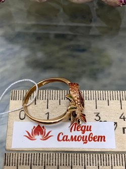 *Кольцо р.17,5 Гранат Родолит цв Красное арт. 01-5465-00-204-1110-57-649 вес 3,52 г - фото 138181 *Кольцо р.17,5 Гранат Родолит цв Красное арт. 01-5465-00-204-1110-57-649 вес 3,52 г - фото 138181