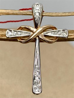 *Подвеска Белый Бр цв Красное арт. 3823-100-634 (вес 1,17 г) - фото 138567 *Подвеска Белый Бр цв Красное арт. 3823-100-634 (вес 1,17 г) - фото 138567