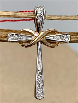 *Подвеска Белый Бр цв Красное арт. 3823-100-634 (вес 1,17 г) - фото 138568 *Подвеска Белый Бр цв Красное арт. 3823-100-634 (вес 1,17 г) - фото 138568