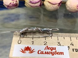 *Брошь Перо Голубой Топаз арт. 04-2298/00ТБ-00-330 вес 2,78 г - фото 138713 *Брошь Перо Голубой Топаз арт. 04-2298/00ТБ-00-330 вес 2,78 г - фото 138713