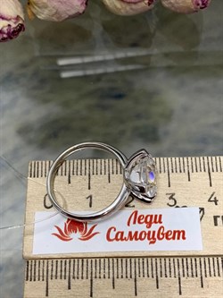 *Кольцо р.18 Горный Хрусталь арт. 01-1840/00ГХ-00-435 вес 3,35 г - фото 141719 *Кольцо р.18 Горный Хрусталь арт. 01-1840/00ГХ-00-435 вес 3,35 г - фото 141719