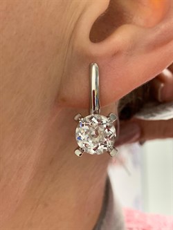 *Серьги Горный Хрусталь арт. 02-1840/00ГХ-00-074 вес 5,54 г - фото 141737 *Серьги Горный Хрусталь арт. 02-1840/00ГХ-00-074 вес 5,54 г - фото 141737